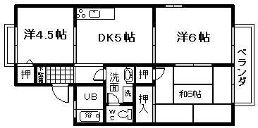 【間取り】 | ハイツ城ノ岸