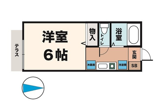 プリシェール中津の間取り