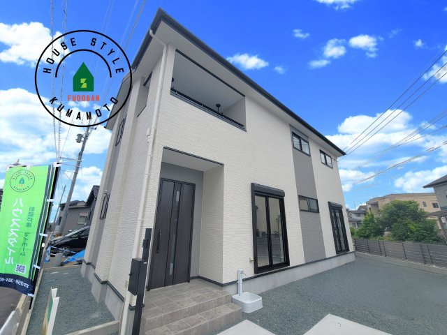 宇土市三拾町第1-2棟（1号棟）　の外観|デザイン性のある外観です。