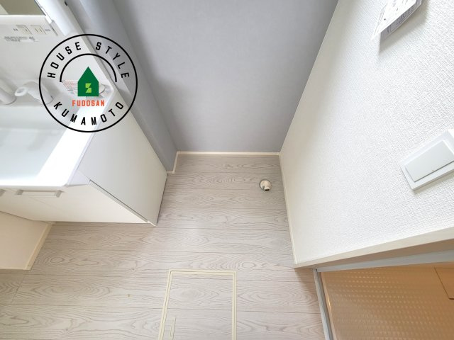 宇土市三拾町第1-2棟（1号棟）　のランドリースペース|ランドリースペースとなります。広々して有効的にご使用できます。 