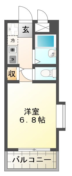 モンテメール仲田の間取り
