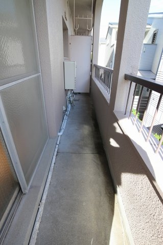 森マンションのバルコニー