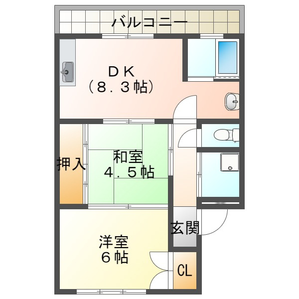 森マンションの間取り