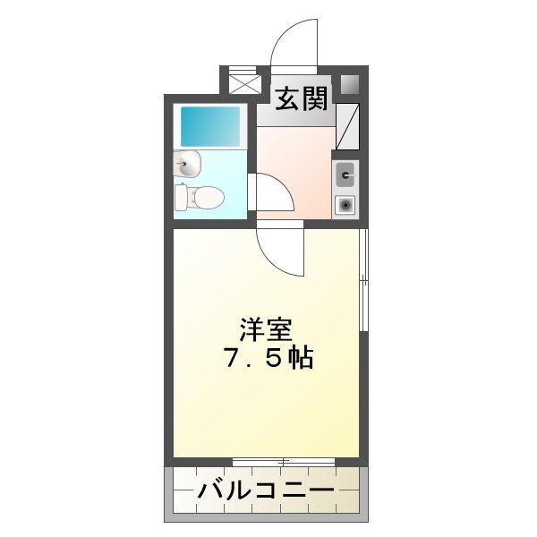 ハイツサンクールの間取り