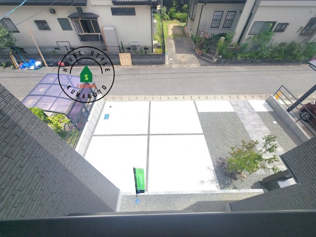 熊本市南区南高江6丁目第1-1棟（1号棟）の展望|窓から緑が見える物件も魅力的です。