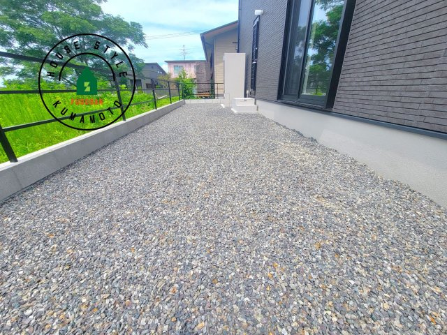 上益城郡御船町陣第1-1棟（1号棟）の庭|お庭で自由な時間を過ごせます。