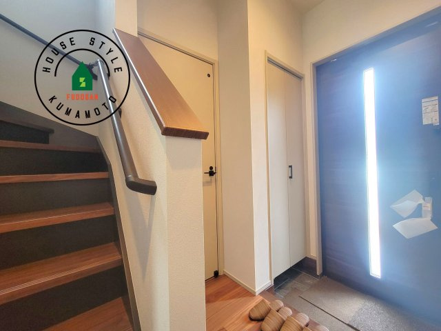 上益城郡御船町陣第1-1棟（1号棟）の防犯設備|二重ロックでしっかり防犯対策ができます。