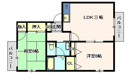 ラピート6Xの間取り