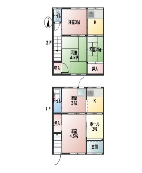 川根テラスハウスの間取り