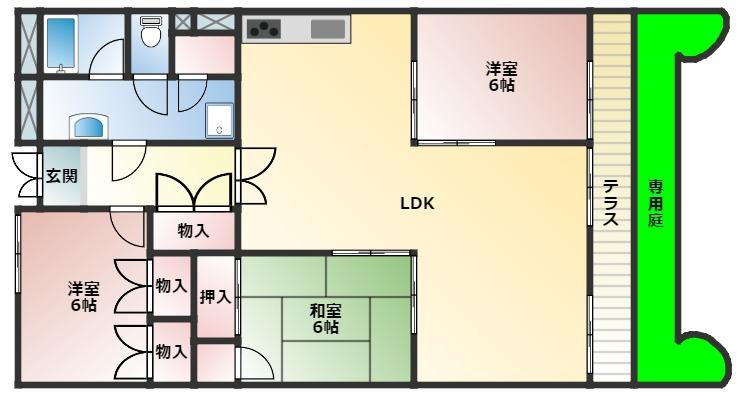 パラッシオ舞子の間取り