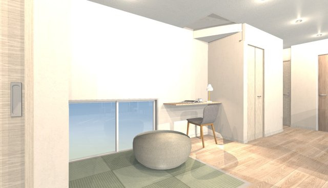 山田大吉見町　新築参考プラン　建築条件付き土地の外観パース|【イメージパース】