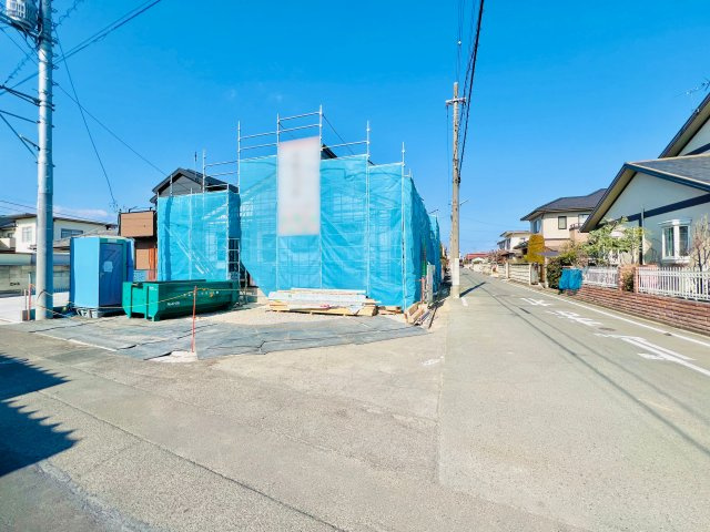 前橋市大利根町の前面道路含む現地写真|車の通りも少なく駐車も楽々♪