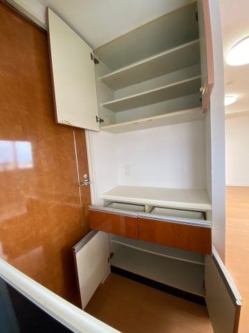 サンクレイドル水戸リアマーレの収納|キッチンには大きなスペースがあり、収納には困りません