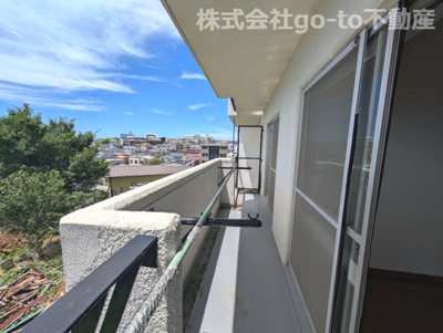 【バルコニー】 | エーデルハイム大蔵谷 | 明石海峡大橋・海・淡路島が望めます♪