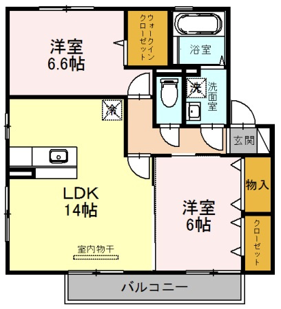 エルビエントの間取り