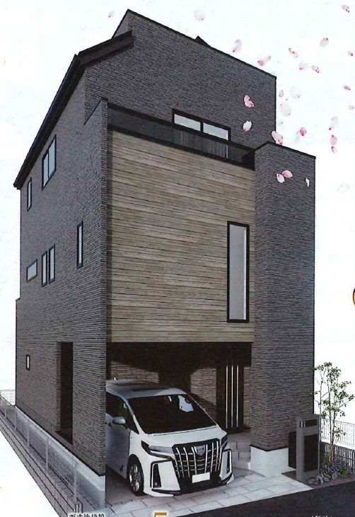 桜台4丁目・新築戸建の外観パース