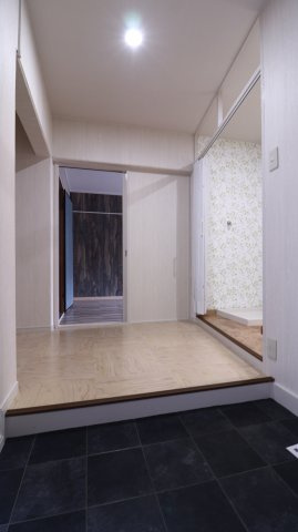 グリーンハイツ白川の玄関