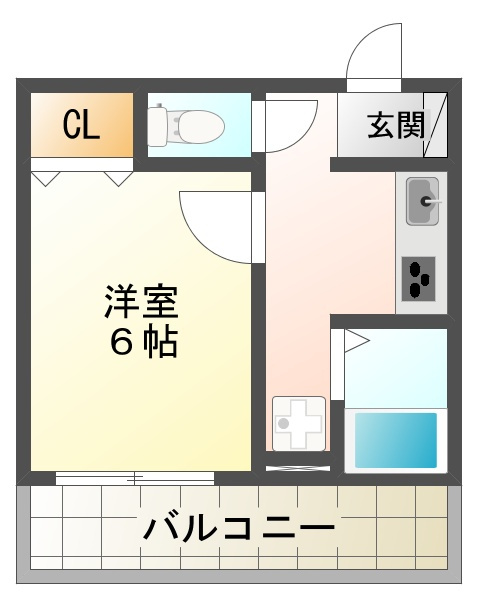 ジュネスわだつみの間取り