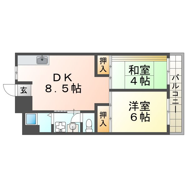 グリーンヒル舞子の間取り