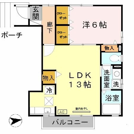 エスペランスの間取り