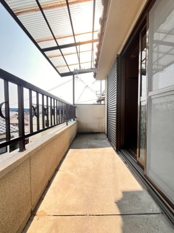 福田1戸建のバルコニー