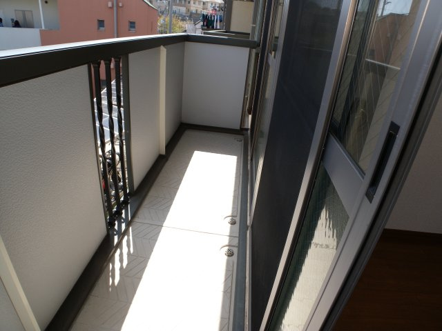 パークハイム壱番館のバルコニー