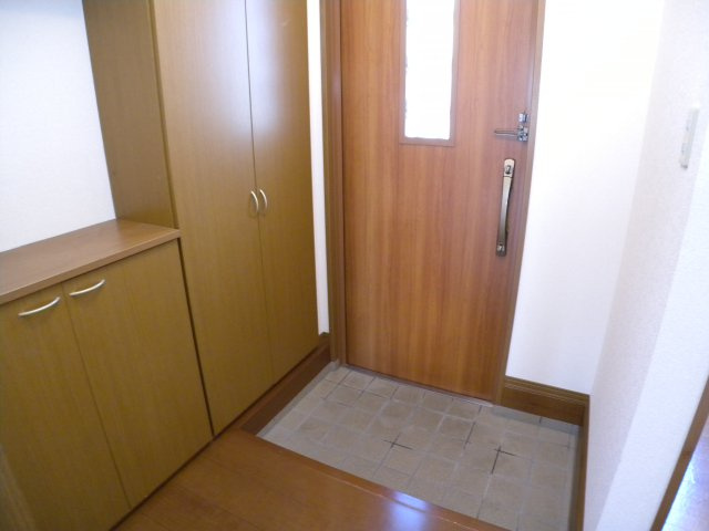 パークハイム壱番館のエントランス