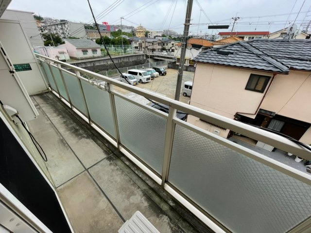 グランディール福田のバルコニー