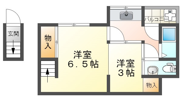 仲田3丁目アパートの間取り