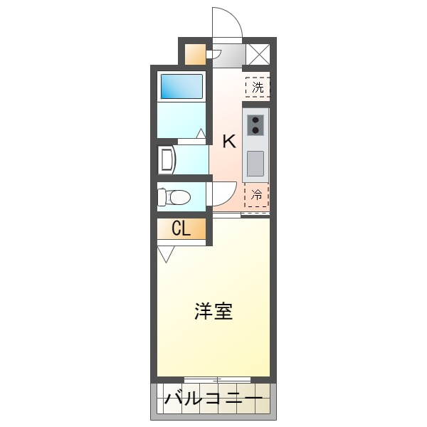 須磨南町ミオの間取り