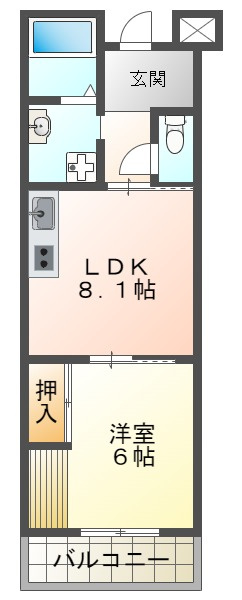 明泉寺シティコートの間取り