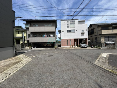 【前面道路含む現地写真】 | 草津市矢橋町　分譲2区画1号地