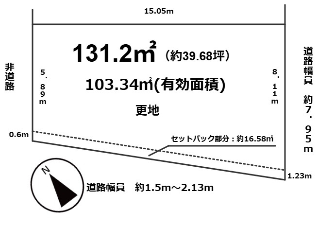 一乗寺里ノ前町 土地の土地図