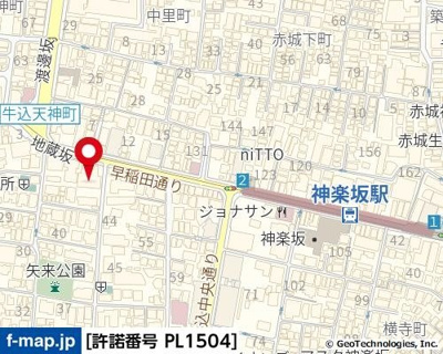 【地図】 | プラウド神楽坂
