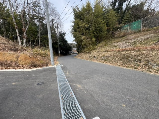 東岐波売土地　1号地の前面道路含む現地写真