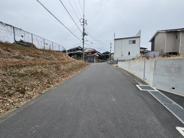 東岐波売土地　1号地の前面道路含む現地写真