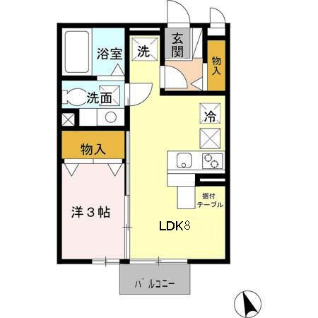 アークハイツの間取り