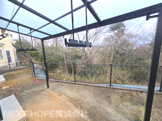 【庭】 | 川西市清和台東２丁目中古戸建　駐車４台可能 | 裏庭です♪お洗濯物もたくさん干せます！ガーデニングも楽しめますね(^^)