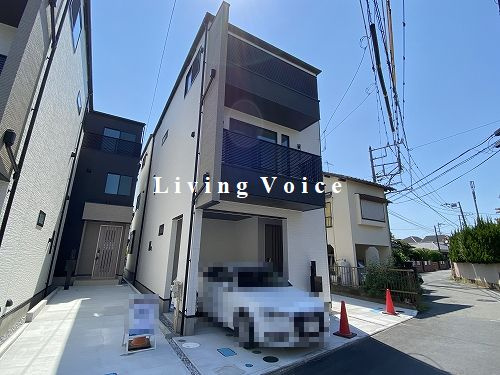 【外観】 | 【仲介手数料０円】茅ヶ崎市円蔵2丁目　新築一戸建て　4号棟　全4棟 | 3号棟　【仲介手数料０円】茅ヶ崎市円蔵2丁目　新築一戸建て　全4棟