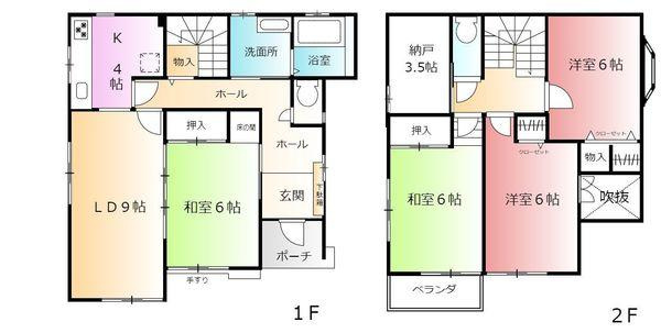 杉戸住宅の間取り
