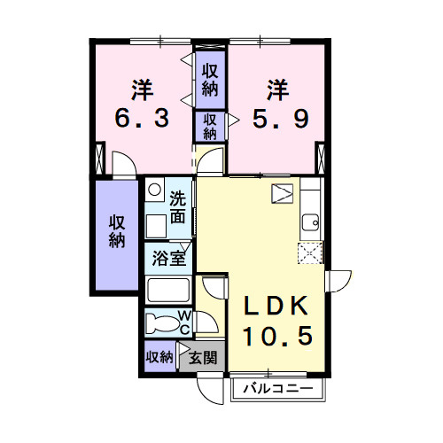 ブリズⅡの間取り