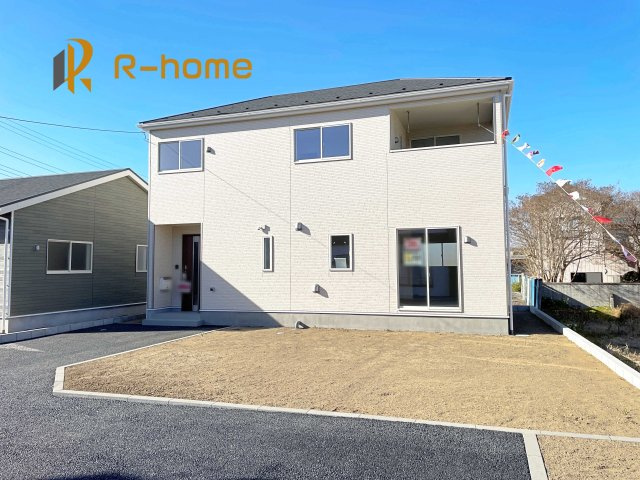 常総市本石下第11　新築戸建て　2号棟の外観|ご予約を頂ければ、『平日』はもちろん『早朝』や『夜間』もご見学可能です♪お気軽にお申し付けください♪