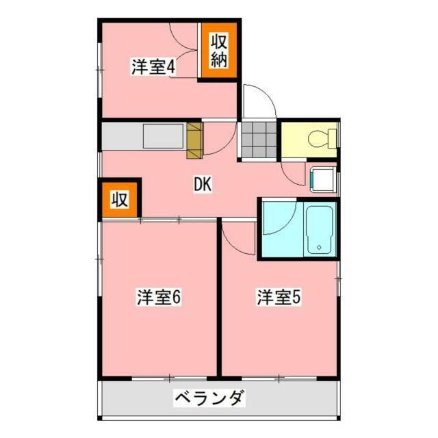 ハイツ橋本 の間取り