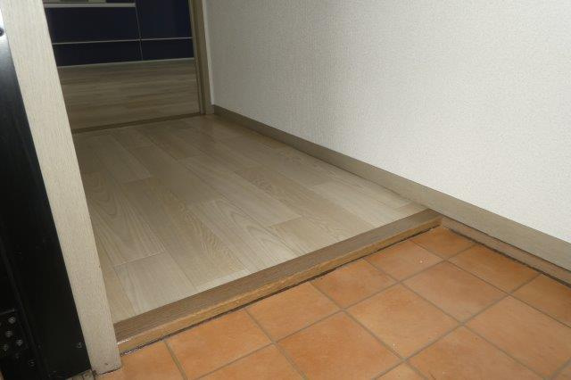 ハイカムール貝吹Dの玄関