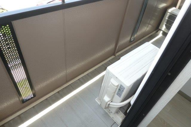 ハイカムール貝吹Dのバルコニー