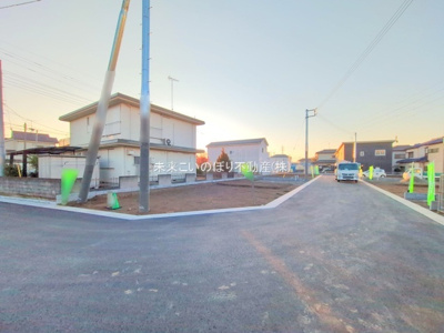 【前面道路含む現地写真】 | GRAFARE久喜市鷲宮4期1号棟