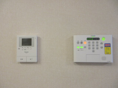 【設備】 | ケイズコートA | モニタ付きインターホン・ALSOKホームセキュリティ