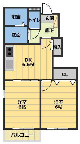 ノーススリー利平治Cの間取り
