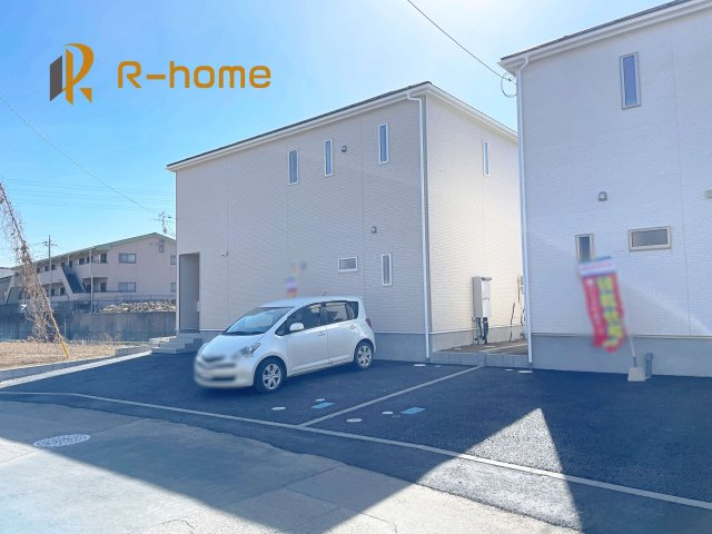 坂東市岩井第2　新築戸建て　3号棟の外観|ご予約を頂ければ、『平日』はもちろん『早朝』や『夜間』もご見学可能です♪お気軽にお申し付けください♪