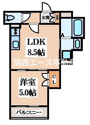 【間取り】 | クリエオーレ雁屋西町